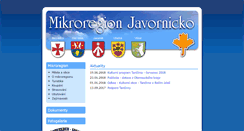 Desktop Screenshot of javornicko.rychleby.cz