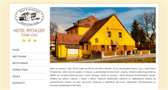Desktop Screenshot of hotelcernavoda.rychleby.cz